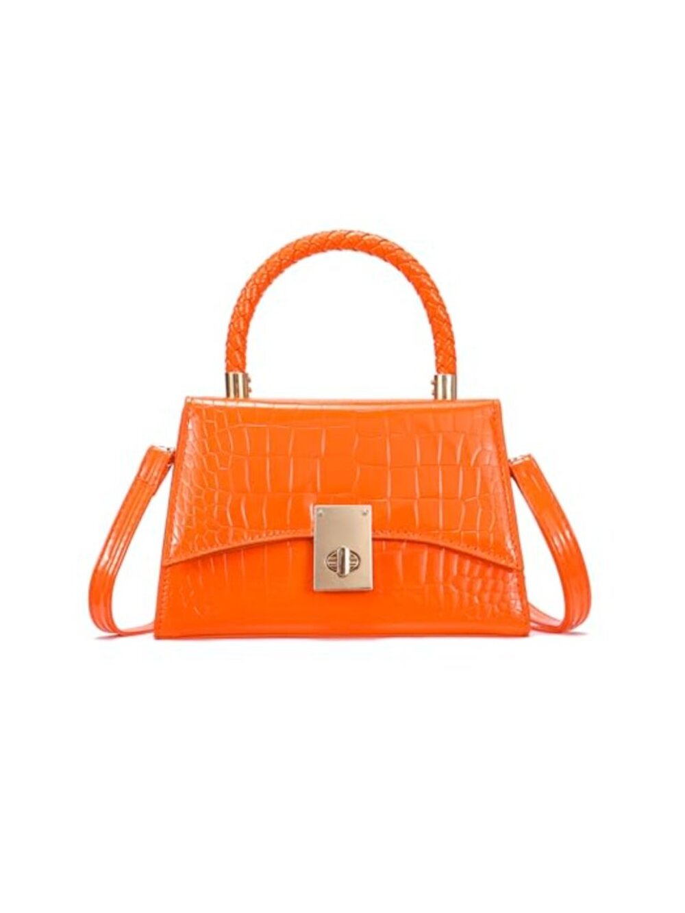 Small PU Leather Crossbody Satchel Shoulder Bag Mini Purse